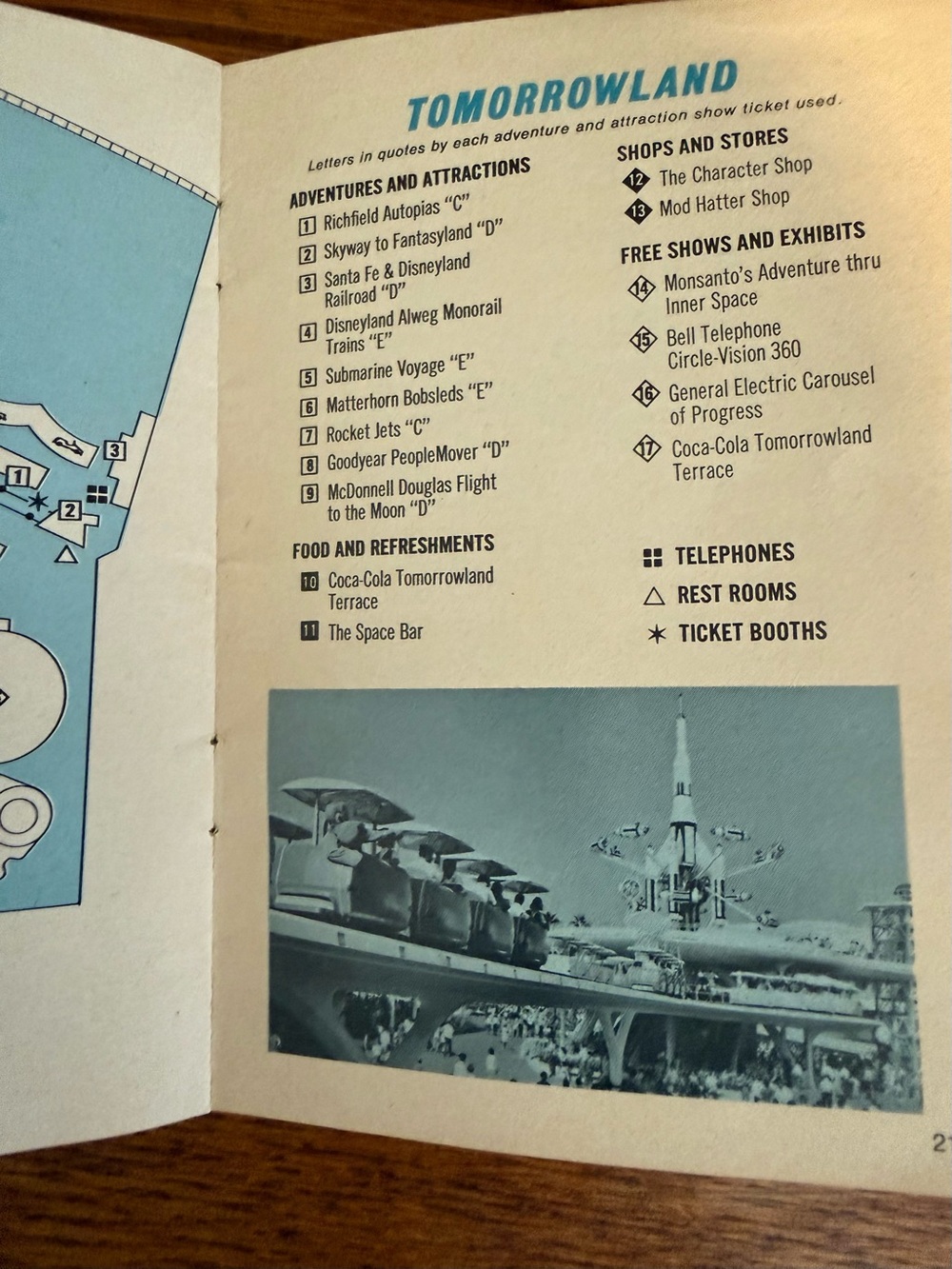 Vintage 1967 Disneyland Guide - Picture 4 of 8